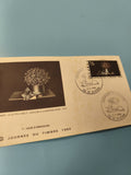 Enveloppe FDC Journée du Timbre 1980 St Dizier, timbre illustré fleurs