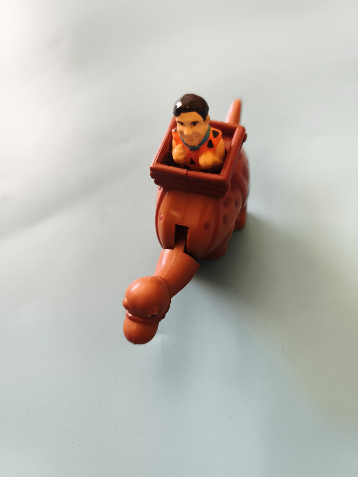 Figurine Flinkstones dinosaure orange personnage Fred jouet déco cartoon