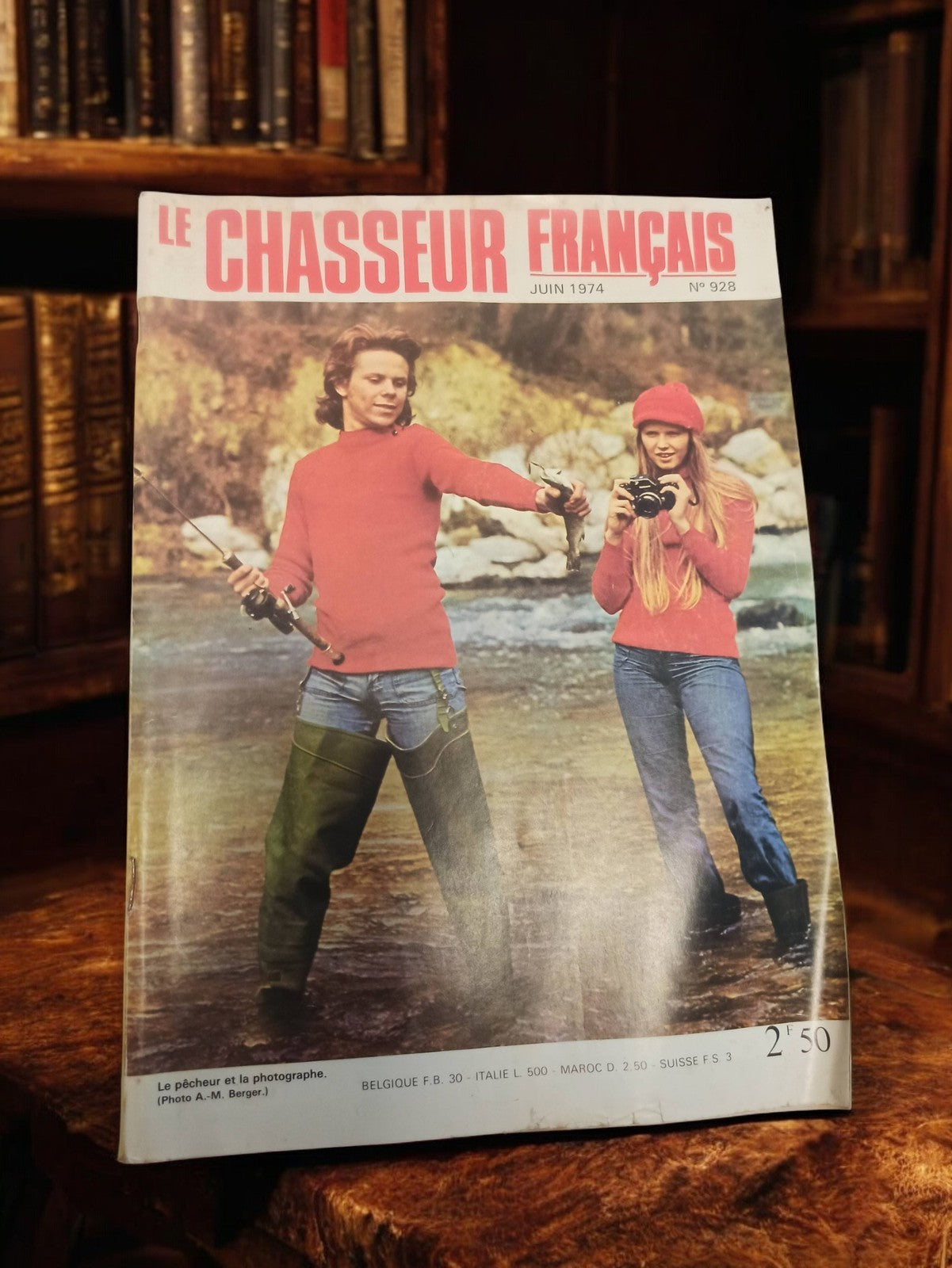 Magazine Le Chasseur Français juin 1974 vintage rétro nature pêche n°928
