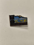 Pin's ancien Agence de Metz vintage, badge rétro collection, objet publicitaire