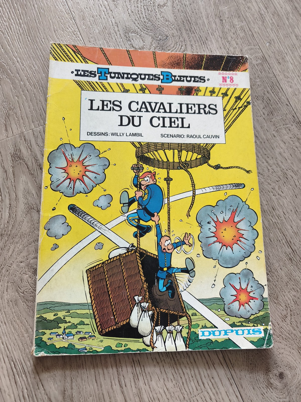 Ancien BD vintage Les Tuniques Bleues Les Cavaliers du Ciel édition collection