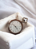 Montre à gousset Kiple vintage, cadran blanc, ancienne montre rétro