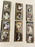 Timbres Tchad peintures portraits anciens lot oblitérés philatélie art
