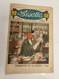 Ancien journal Lisette 1933, magazine illustré fillette, Sourdette et le rosier