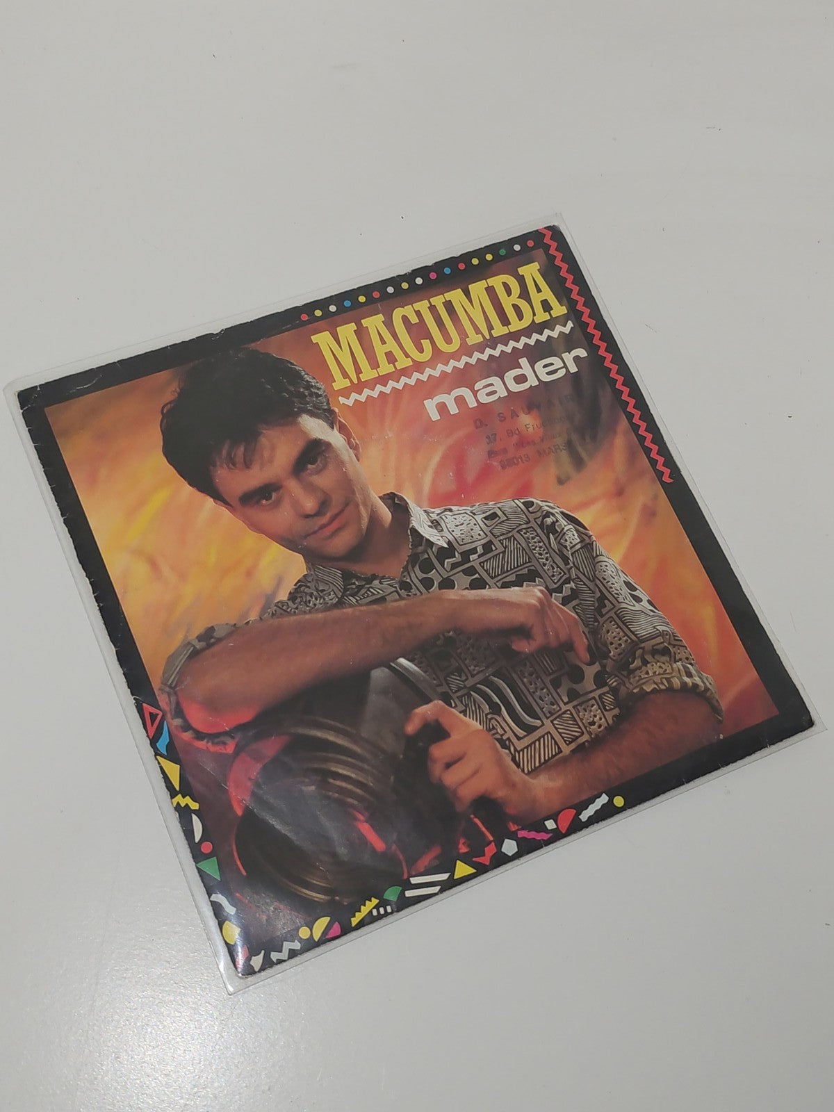 Vintage 45 tours vinyle ancien Mader rétro collection disque occasion
