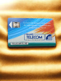 Carte téléphonique France Telecom vintage TELECARTE 50 puce années 90