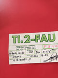 Carte radio QSL TI.2-FAU Costa Rica radioamateur 1967 Drake 20m SSB visuel