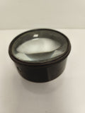 Lentille condenseur ancienne pour projecteur, loupe optique vintage, monture asp