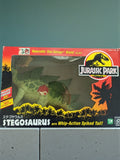 Figurine Jurassic Park Stegosaurus Dino Damage boîte japonaise queue articulée