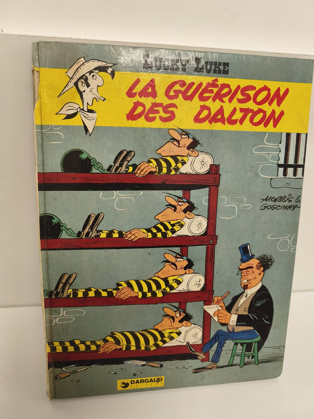 Vintage BD ancien Lucky Luke La guérison des Dalton édition 1975 collection rare
