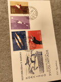 Lettre FDC Jeux Olympiques Rome 1960 San Marino timbres sport obliteration