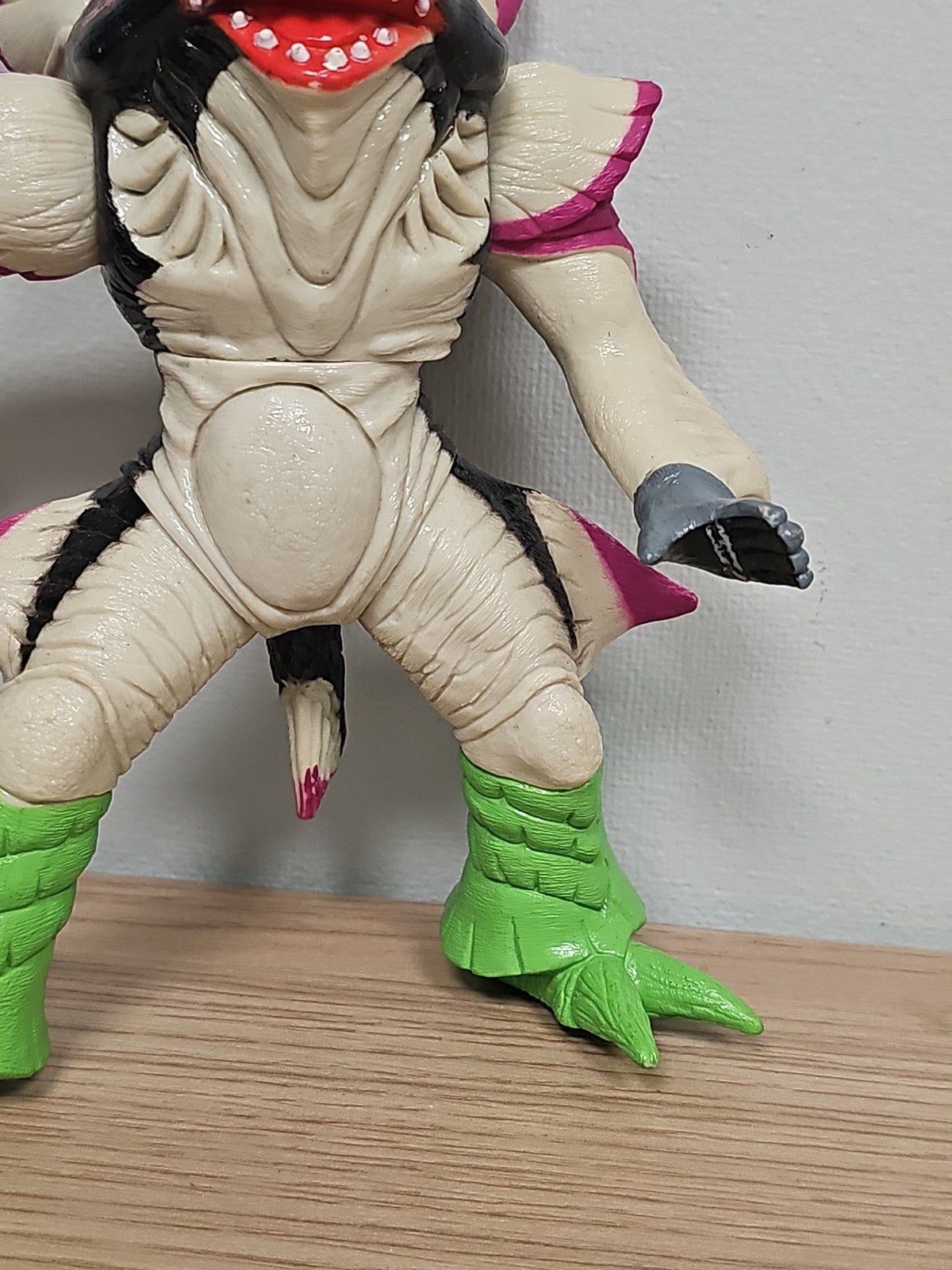 Figurine rétro Bandai 1993 Power Rangers Prantishead Fish Monster ancien jouet