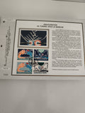 Feuillet CEF Tunnel sous la Manche 1994 timbres France oblitérés inauguration
