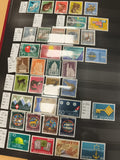 Timbres Suisse Helvetia thématiques animaux, architecture, Europa, lot philatéli