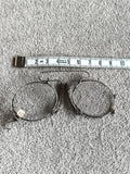 Pince-nez ancien lunettes rondes métal vintage XIXe optique rétro