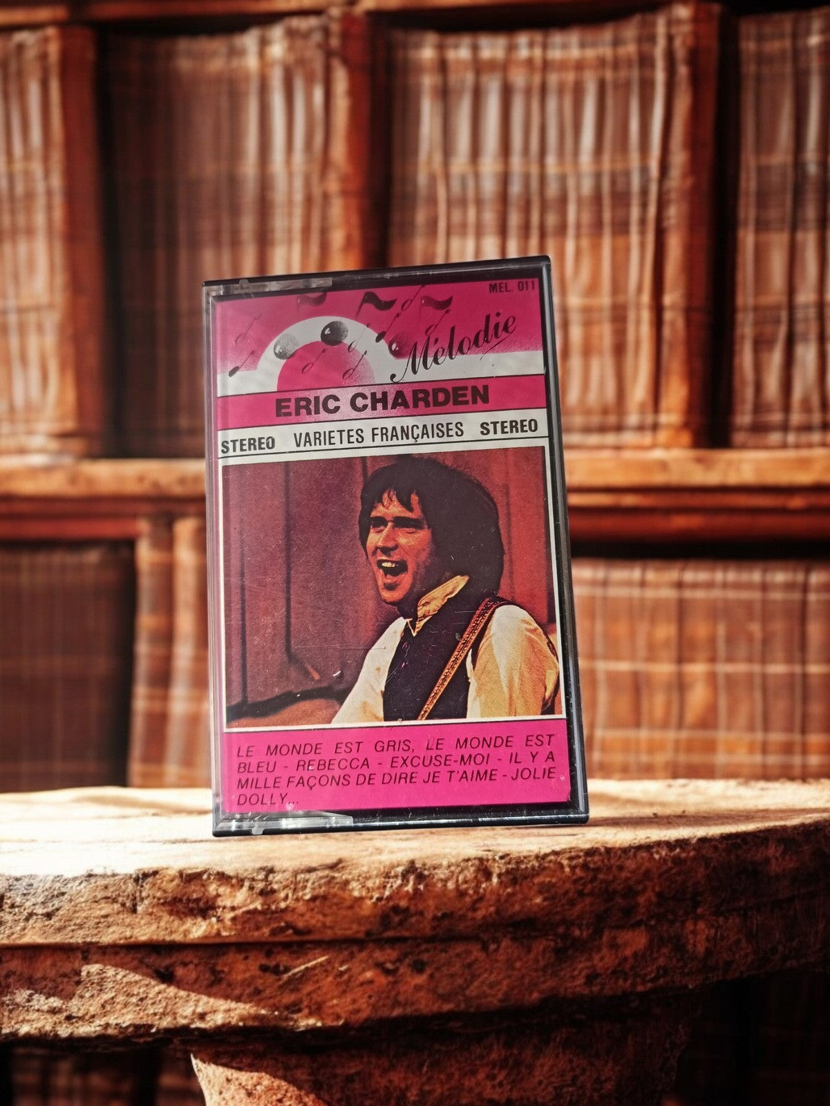 Cassette audio vintage Éric Charden Mélodie années 70 variétés françaises K7 rét