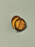 Vintage pin's Président Camembert jaune rond collection fromager ancien
