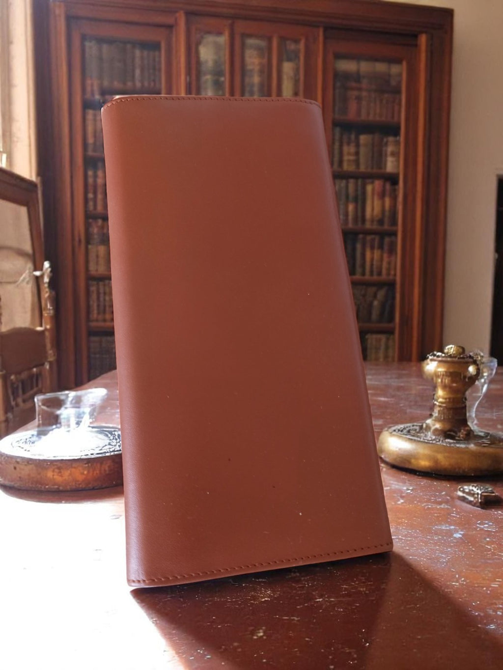 Portefeuille Lancel femme vintage cuir marron, élégant porte-monnaie rétro