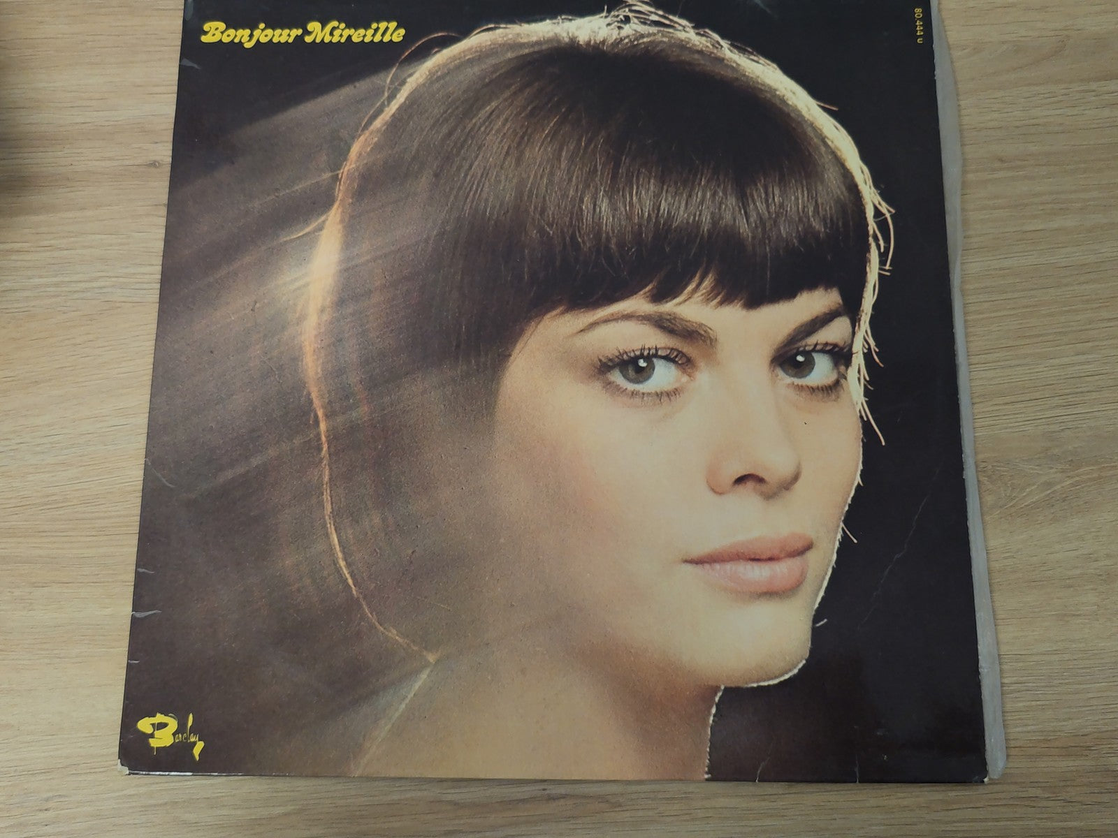 Vinyle ancien 33 tours Mireille Mathieu rétro collection musique française vinta
