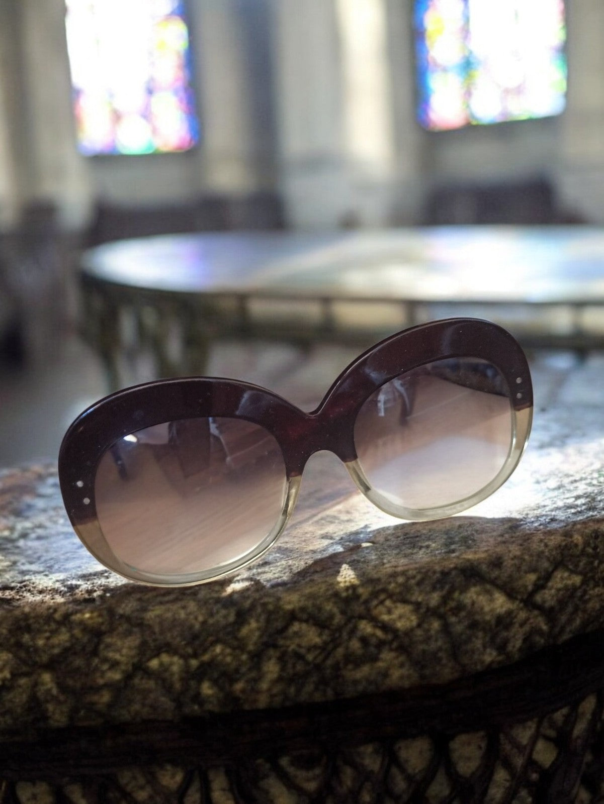 Monture de lunettes vintage des années 70 en excellent état