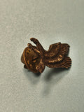 Vintage pin's Harley Davidson aigle bronze rétro collection biker