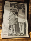 Patron couture vintage robe enfant Modes de Paris années 60, ancien modèle rétro