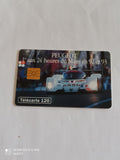Télécarte Peugeot 24h du Mans 1992-1993 vintage, carte à puce auto