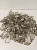 Lot pampilles anciennes pour lustre, cristal, formes diverses, déco vintage