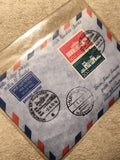 Lettre premier jour Munich 1972 timbres JO Deutsche Bundespost cachets airmail (