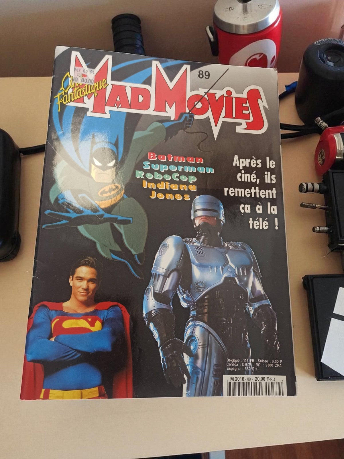Magazine Mad Movies n°89 vintage Batman Superman Robocop ancien rétro