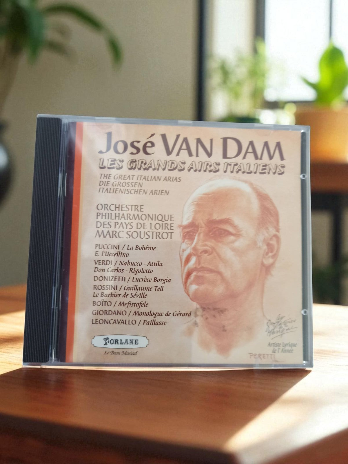 CD José Van Dam Les Grands Airs Italiens Forlane classique vintage