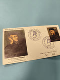 Enveloppe 1er jour Gabon Portrait de jeune homme timbre 1970 tirage limité