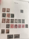 Timbres anciens États-Unis oblitérés XIXe début XXe, lot philatélie USA vintage