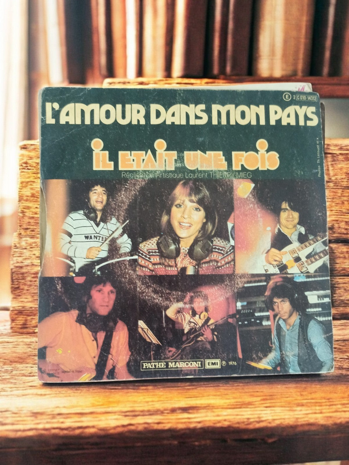 Disque vinyle 45 tours Il était une fois L'amour dans mon pays vintage 1976
