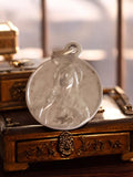 Pendentif religieux catholique vintage en métal