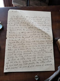 Lettre manuscrite 1918 guerre mère d’Yvette correspondance intime WW1