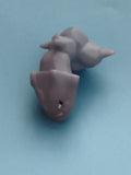 Figurine marionnette doigt Onix Pokémon gris finger puppet jouet