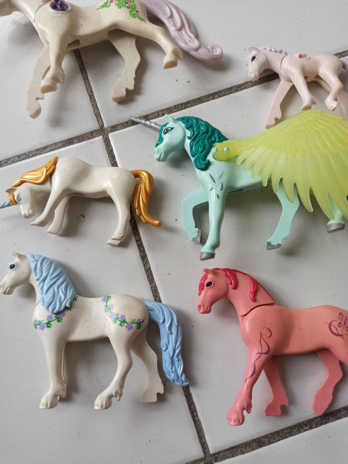 Lot Playmobil animaux divers en vrac figurines accessoires univers ferme zoo