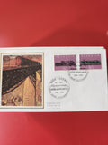 Enveloppe philatélie Suisse Helvetia 1982 train Gotthard, timbres 40c, illustrat