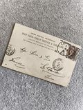 CPA Union Postale Universelle Grande Bretagne & Irlande 1886 cachets Londres