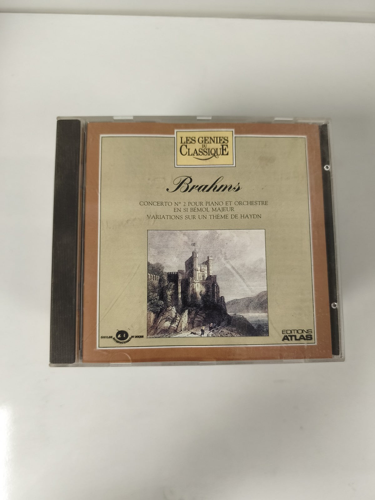 CD Brahms Les Génies du Classique Concerto n°2 Piano Orchestre Atlas