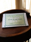 Action au porteur Manufrance 500 francs vintage années 1970 titre bourse rétro