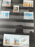 Timbres anciens Jeux Olympiques LA 1984 Laos sports lot philatélie vintage