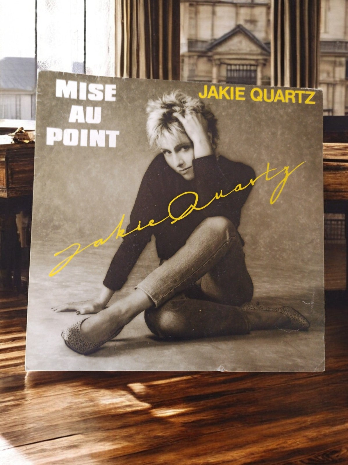 Vinyle 45T Jakie Quartz Mise au Point vintage pochette photo années 80