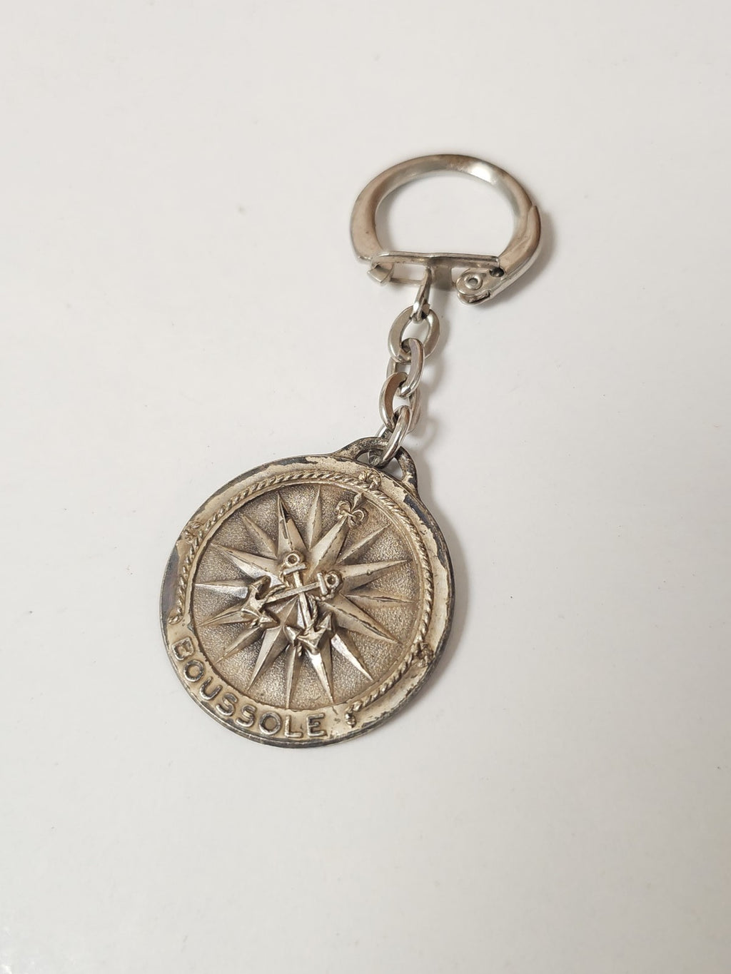 Porte-clés ancien vintage rétro collection objet d?époque accessoire original ra