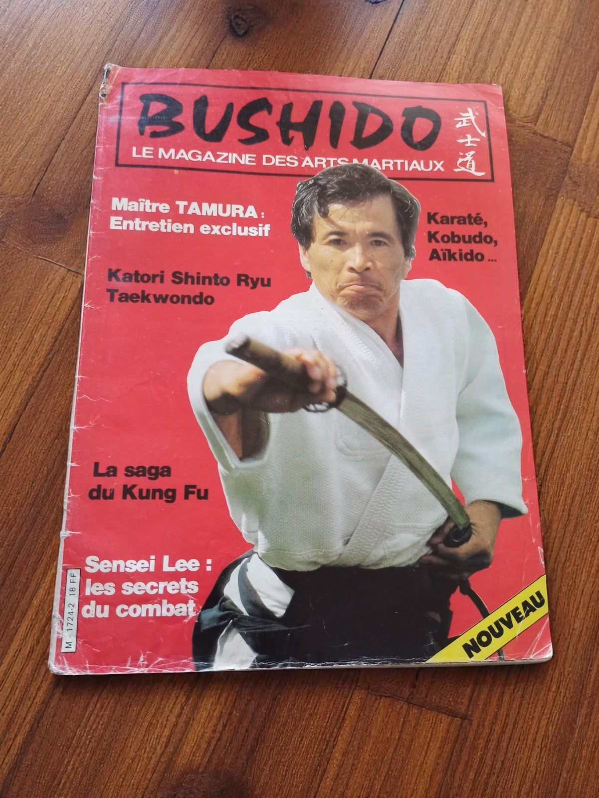 Magazine Bushido vintage arts martiaux ancien Maître Tamura Sensei Lee