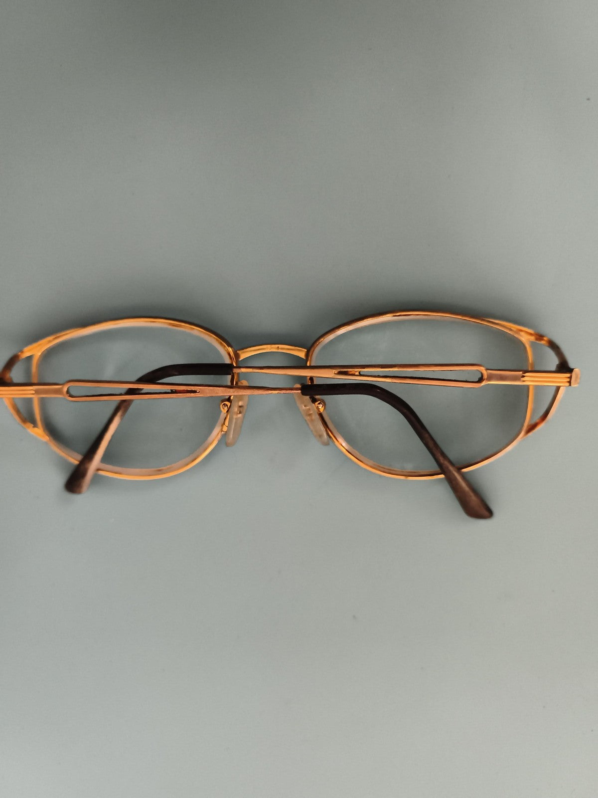 Lunettes de vue anciennes vintage années 30 monture dorée rétro optique