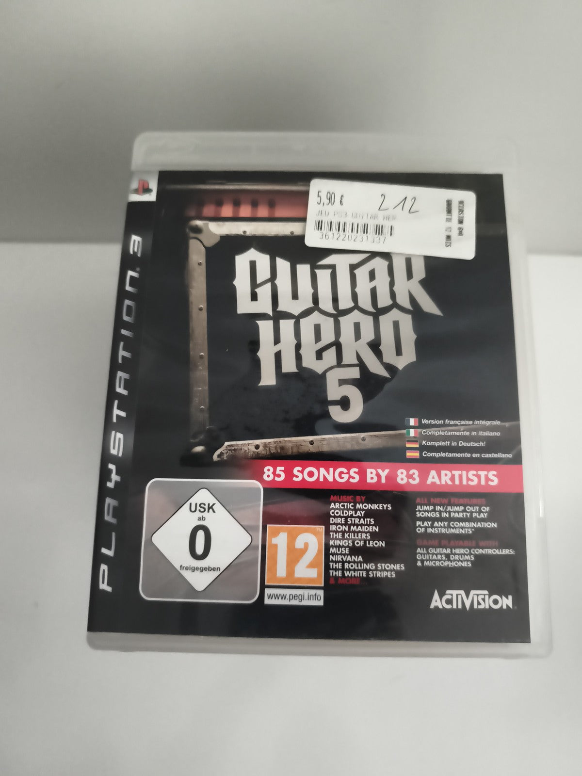 Jeu PS3 Guitar Hero 5 PlayStation 3 Activision musique rock