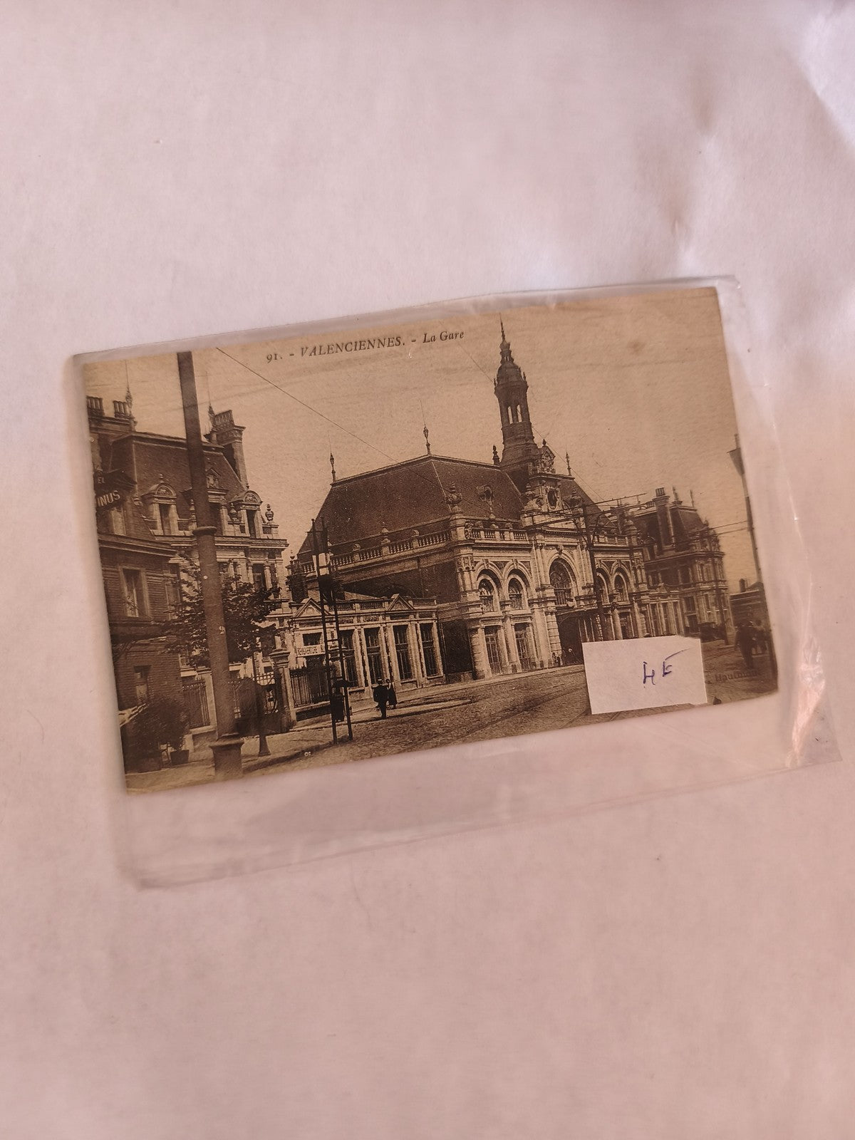 Carte postale ancienne vintage Valenciennes France rétro collection philatélie
