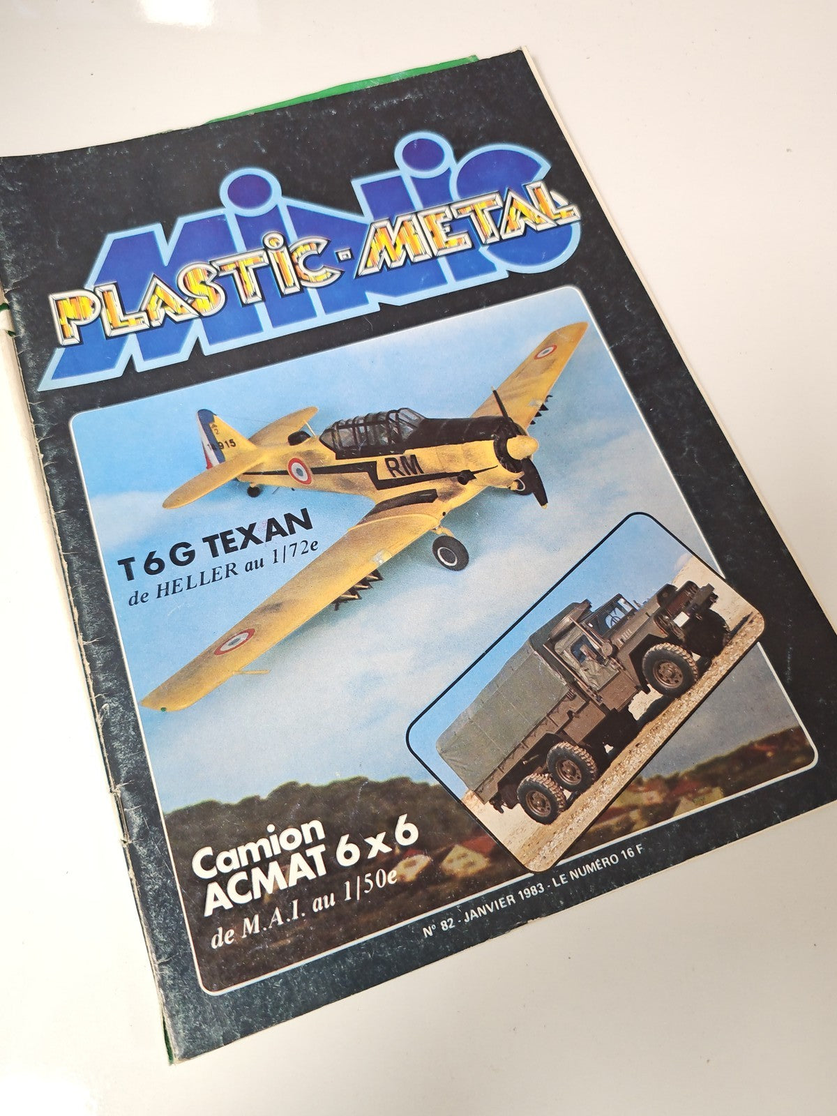 Magazine ancien vintage sur miniatures automobiles et maquettes plastique métal